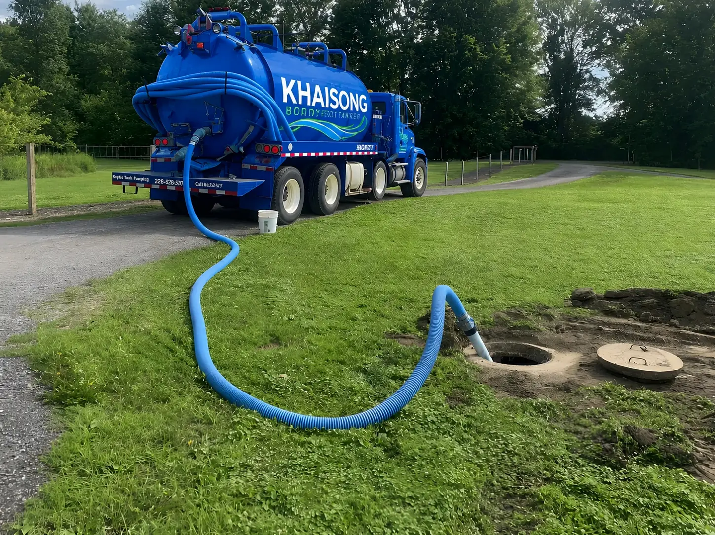 Septic tank cleaning service